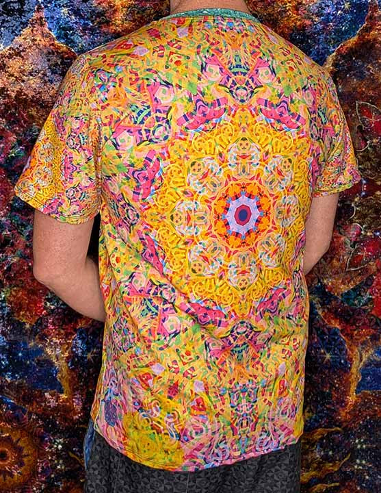 Psychedelic Elephant String Theory T-Shirt