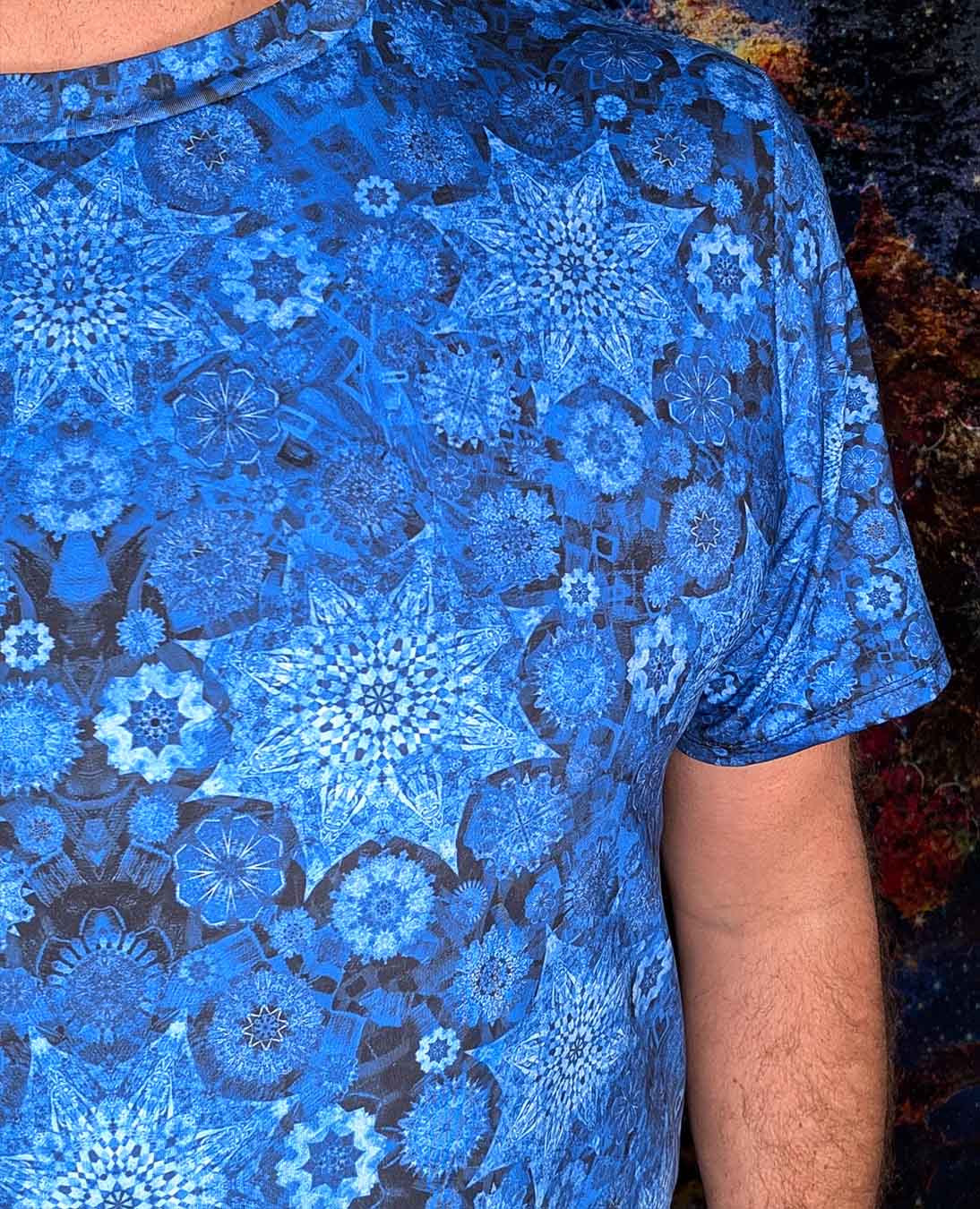 Sapphire Star Mandala Effects T-Shirt