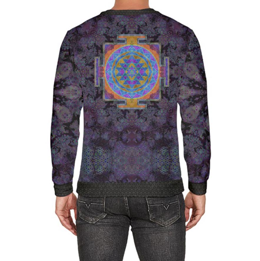 Sri Yantra Velour Sweater