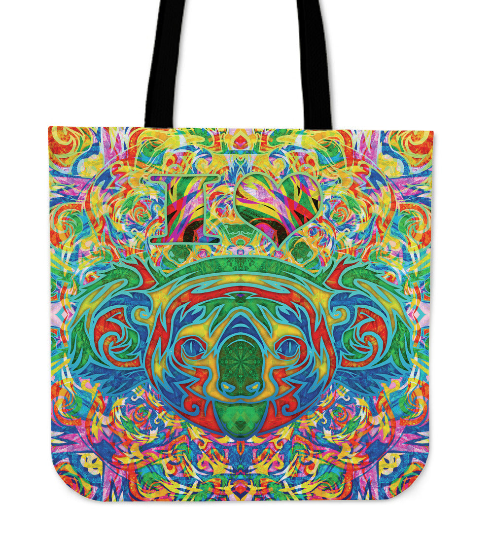 I Heart Koala Mid-Weight Tote Bag