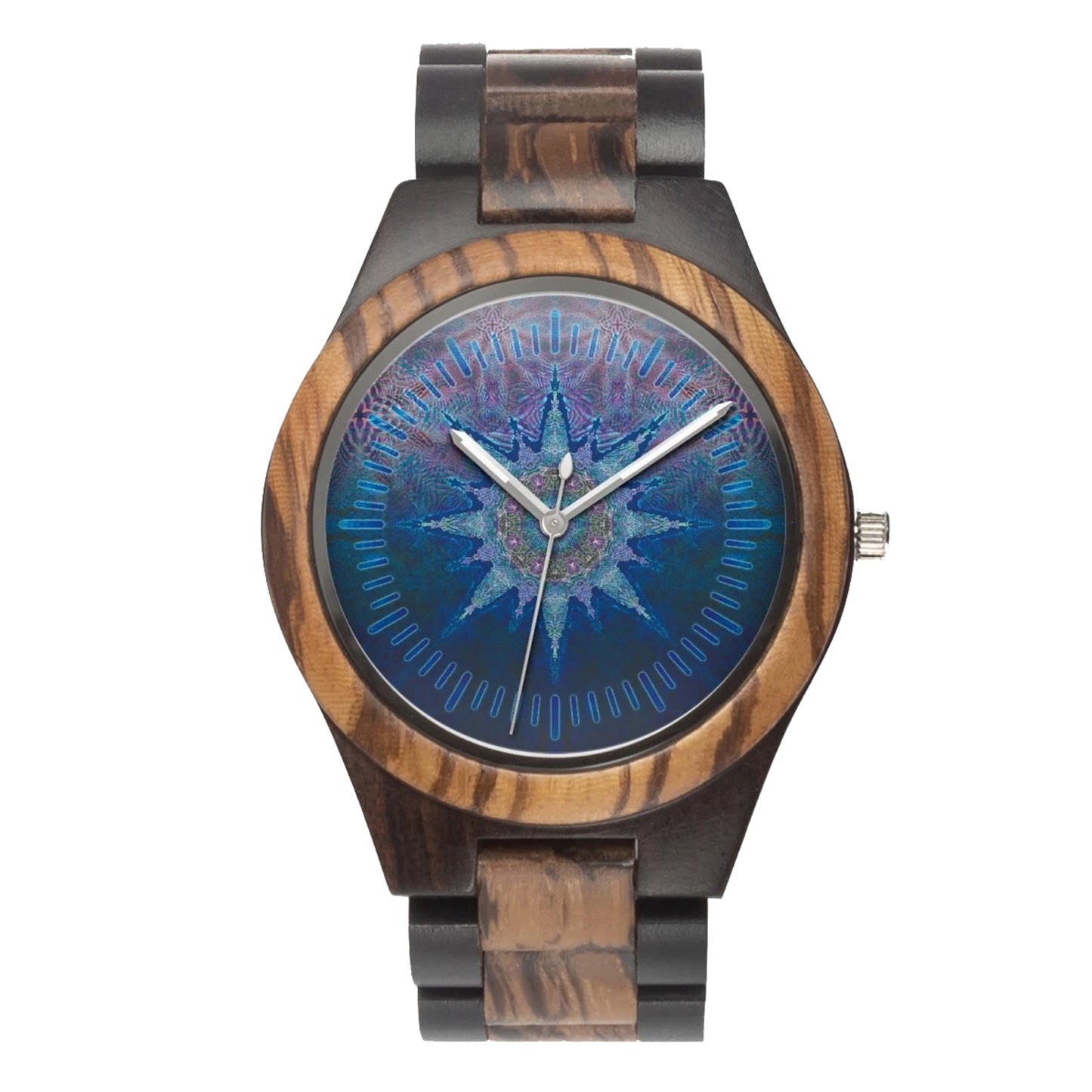 Atlas Mandala Wood Watch