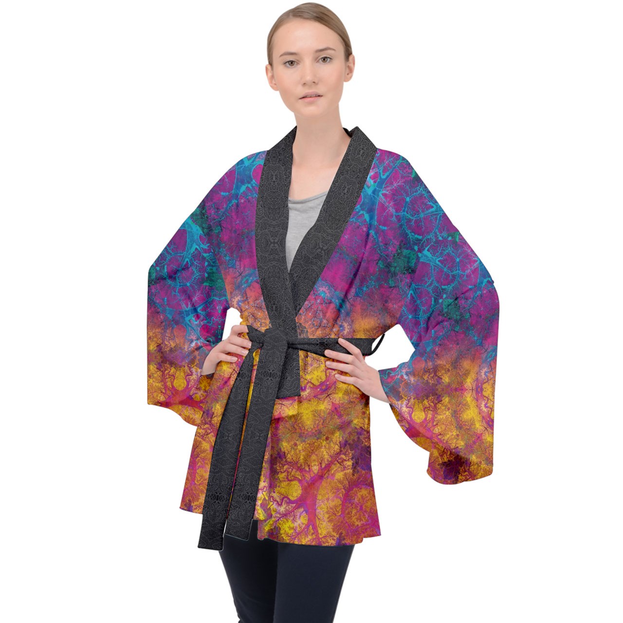 Steal Your Heart Velvet Kimono Robe