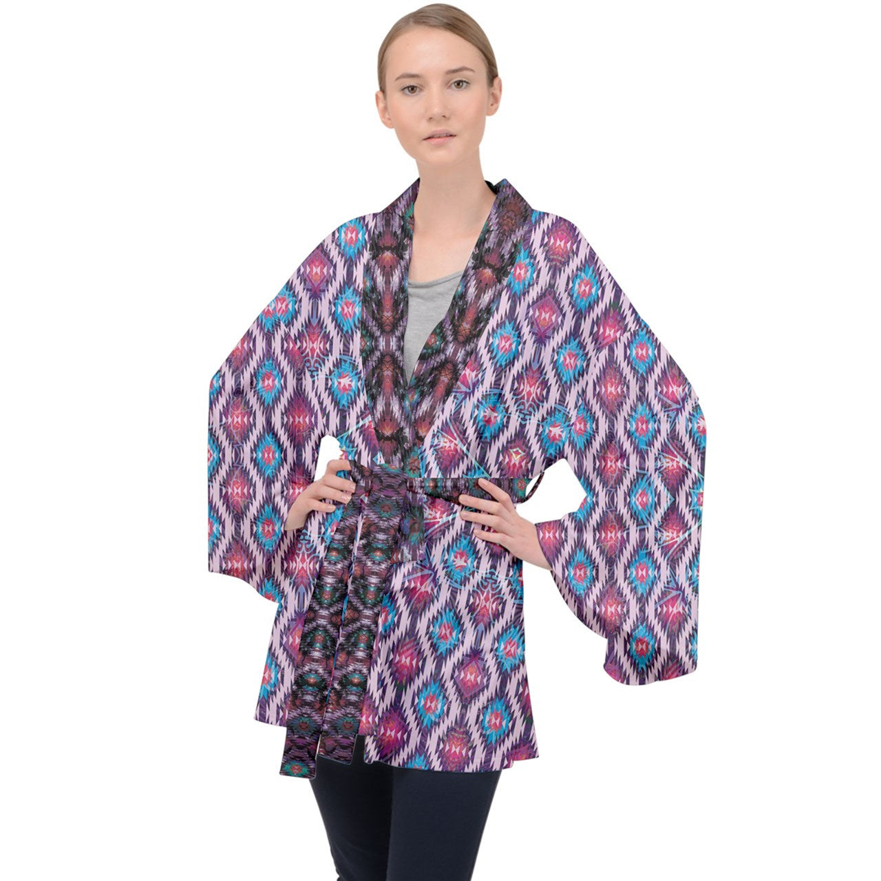 Navajo Dreams Velvet Kimono Robe