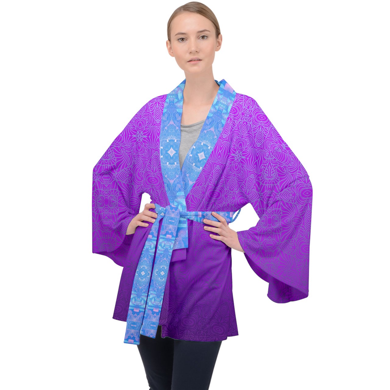 Third Eye Elle Velvet Kimono Robe