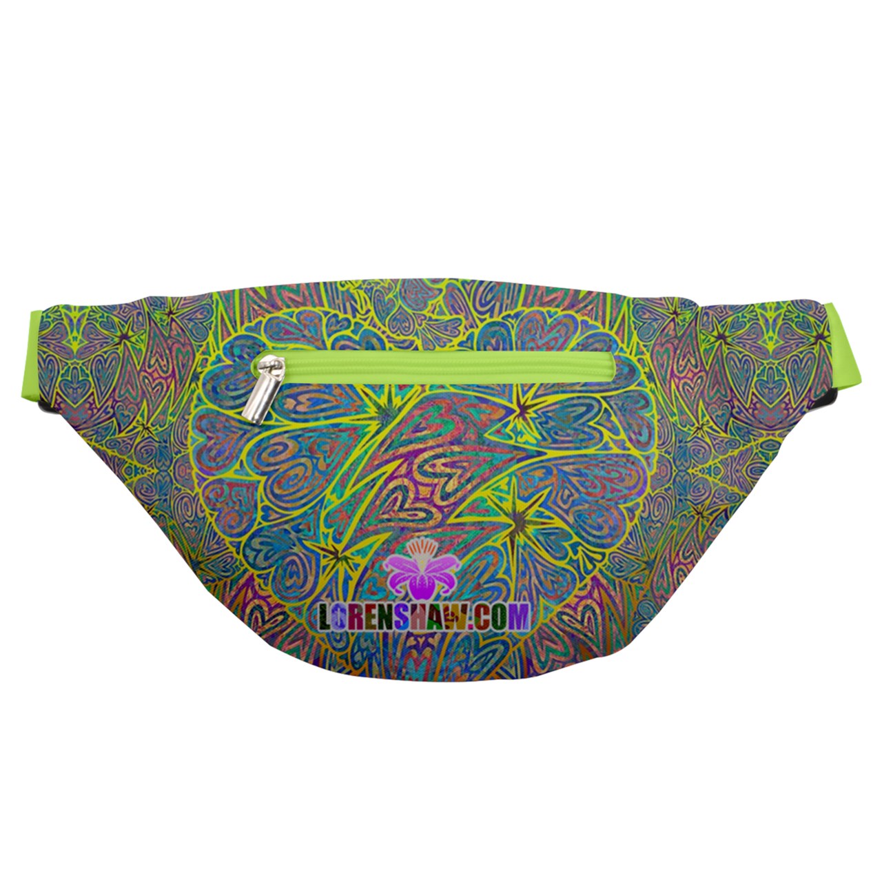 Electric Heart Fanny Pack