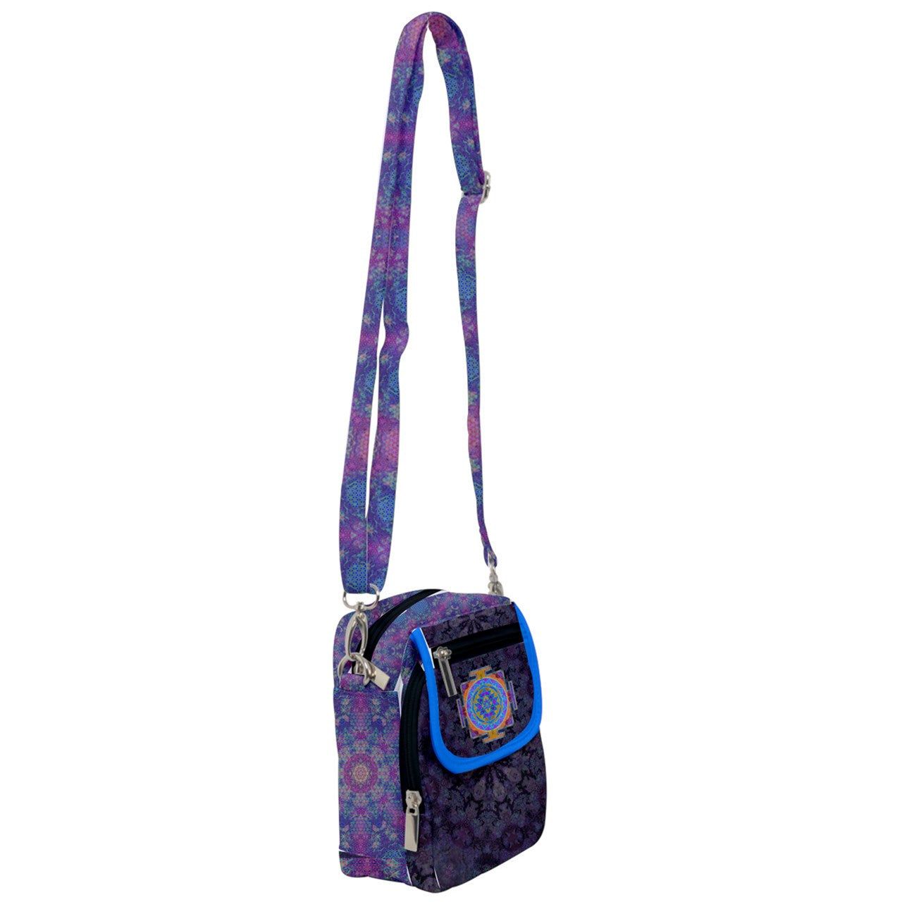 Sri Yantra Shoulder Strap Belt Bag