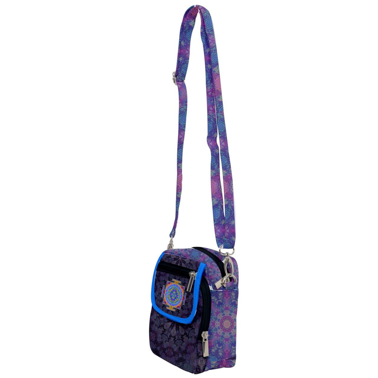 Sri Yantra Shoulder Strap Belt Bag