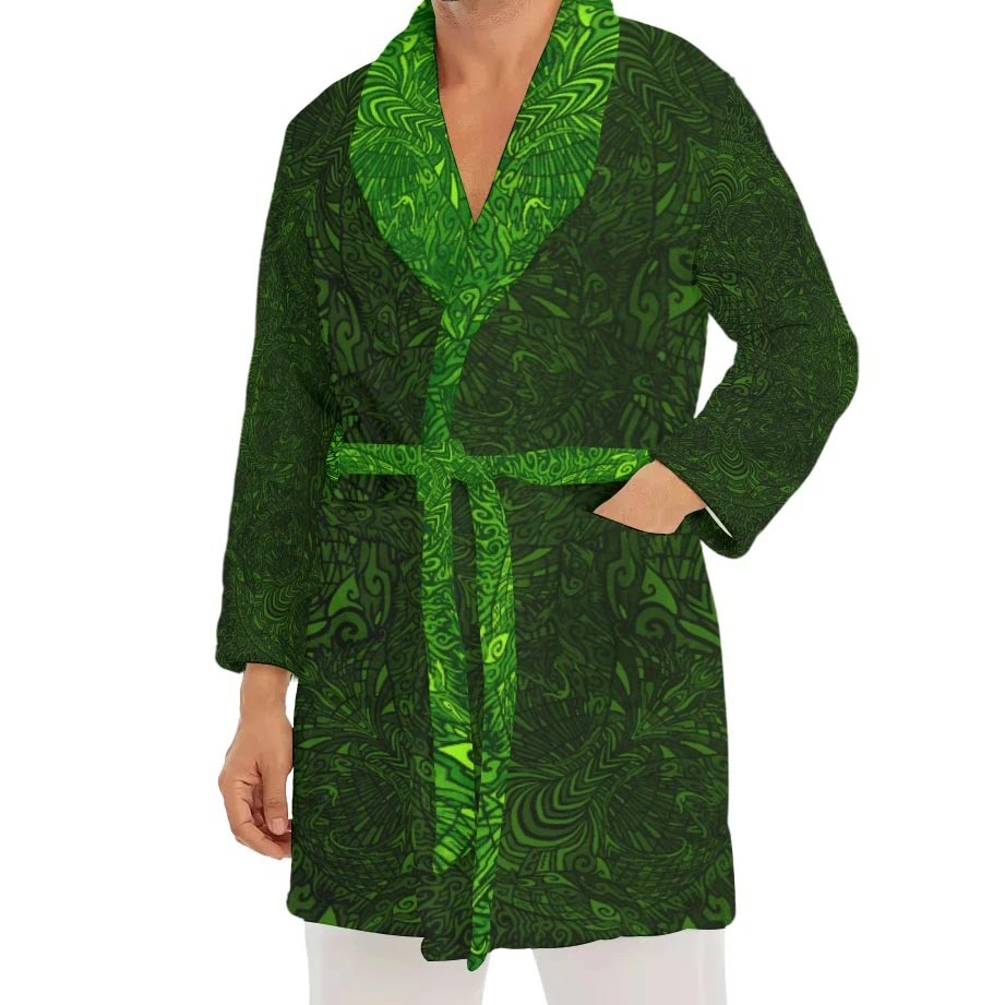 Jungle Vibes Plush Fleece Robe