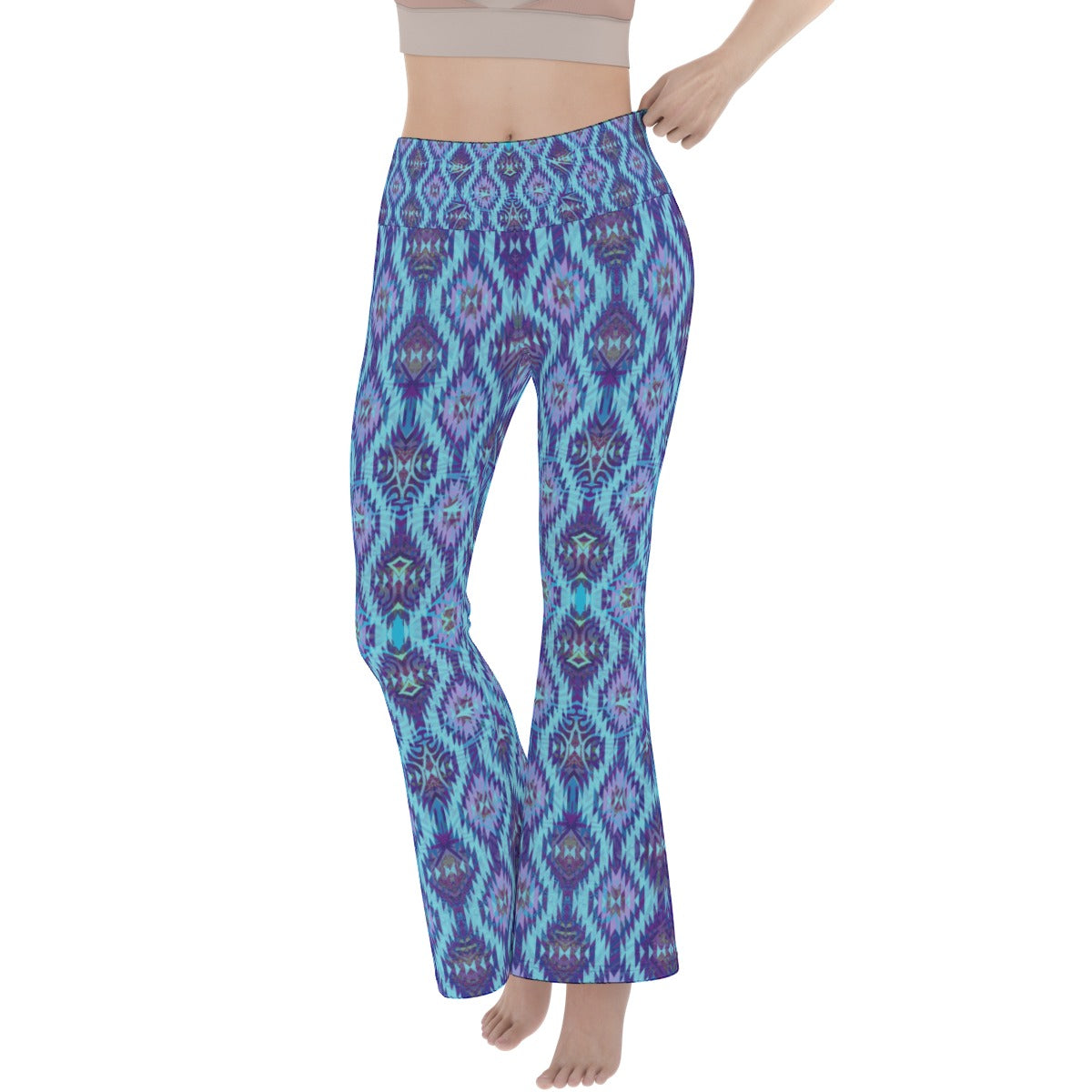 Navajo Aqua Flare Yoga Pants