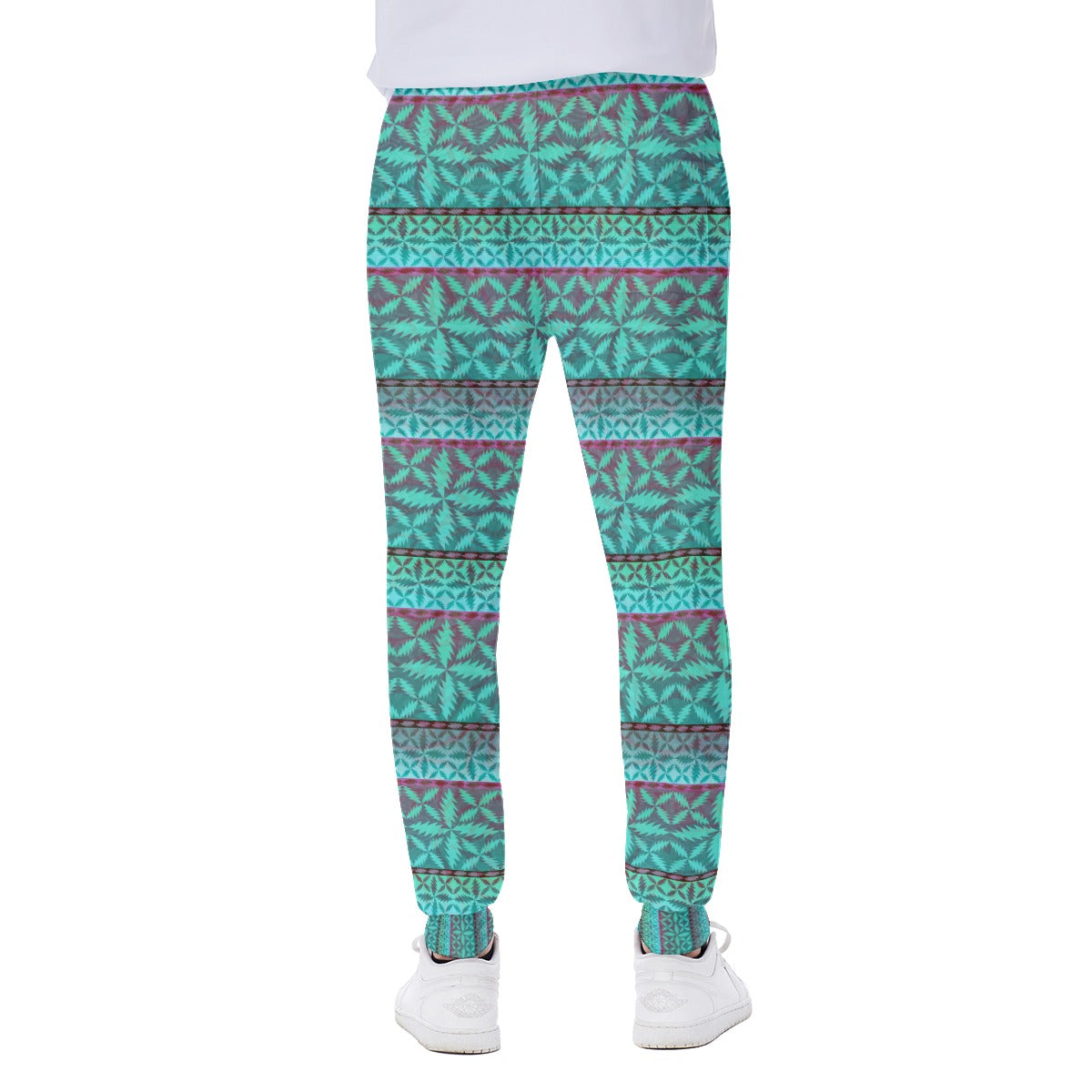 13 Point Teal Compass Joggers