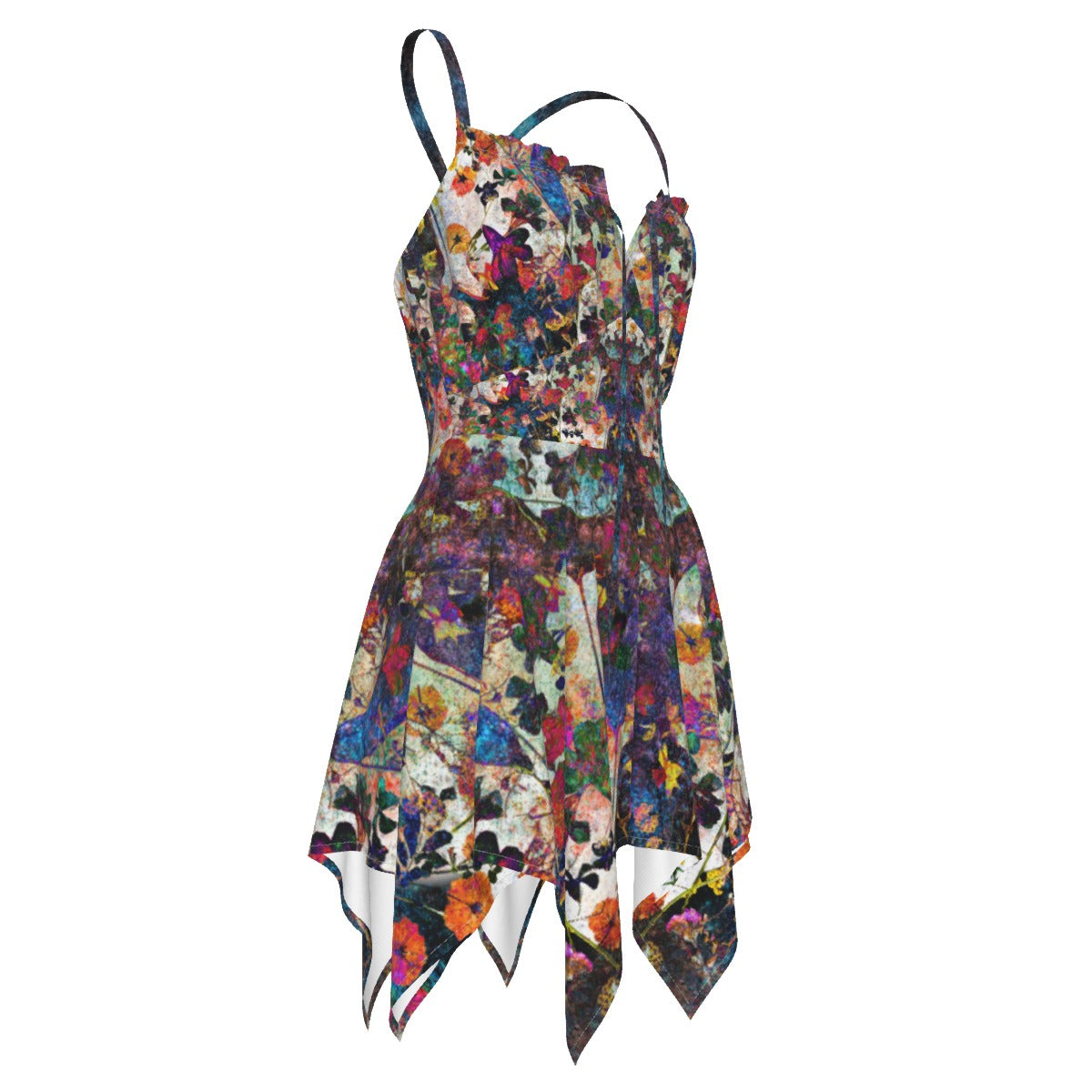 Galactic Flower Press Fairy 6 point Dress