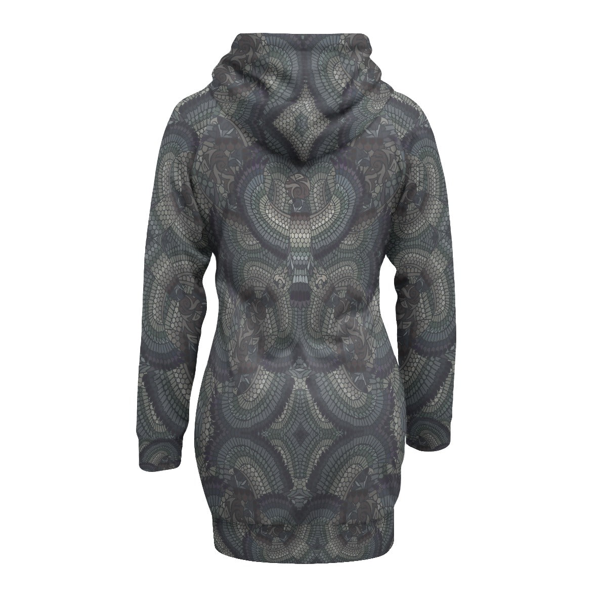 Eagle Of Horus Raglan Hoodie Dress