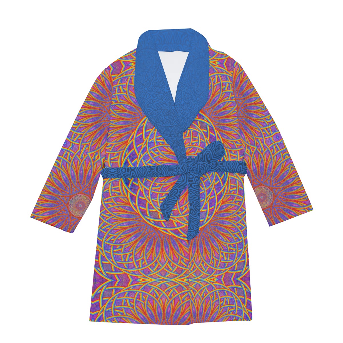 All-Over Print Men's Thicken Robe