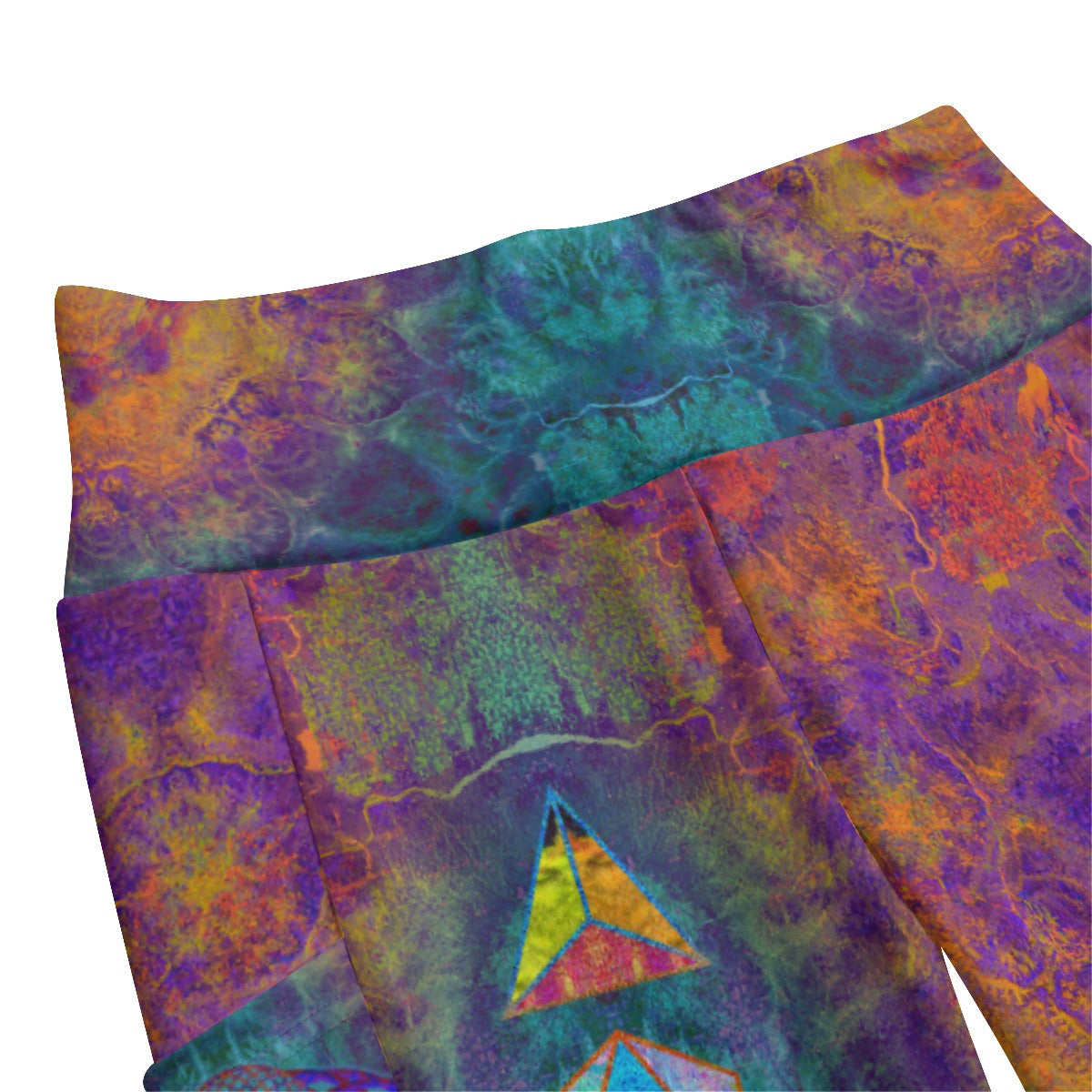 Platonic Solids High Waist Leggings With Side Pockets
