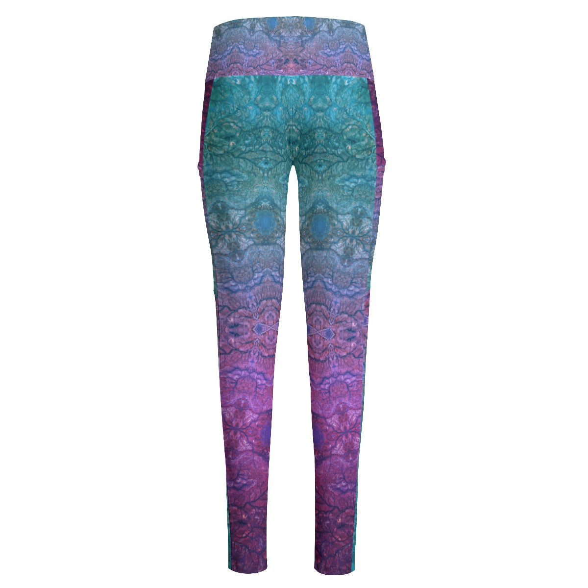 Lotus Roots High Waist Leggings With Side Pockets