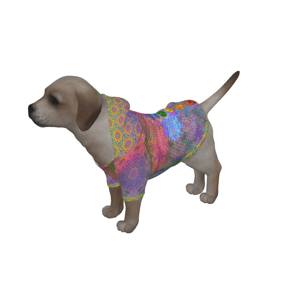 Chakra Flower of Life Dog's Pullover Hoodie