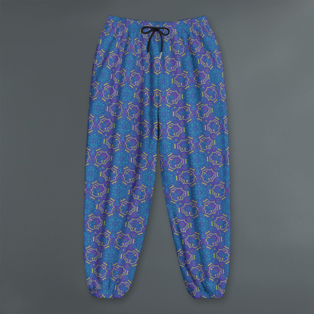 Metatron's Cube Pattern Plush Fleece Pants