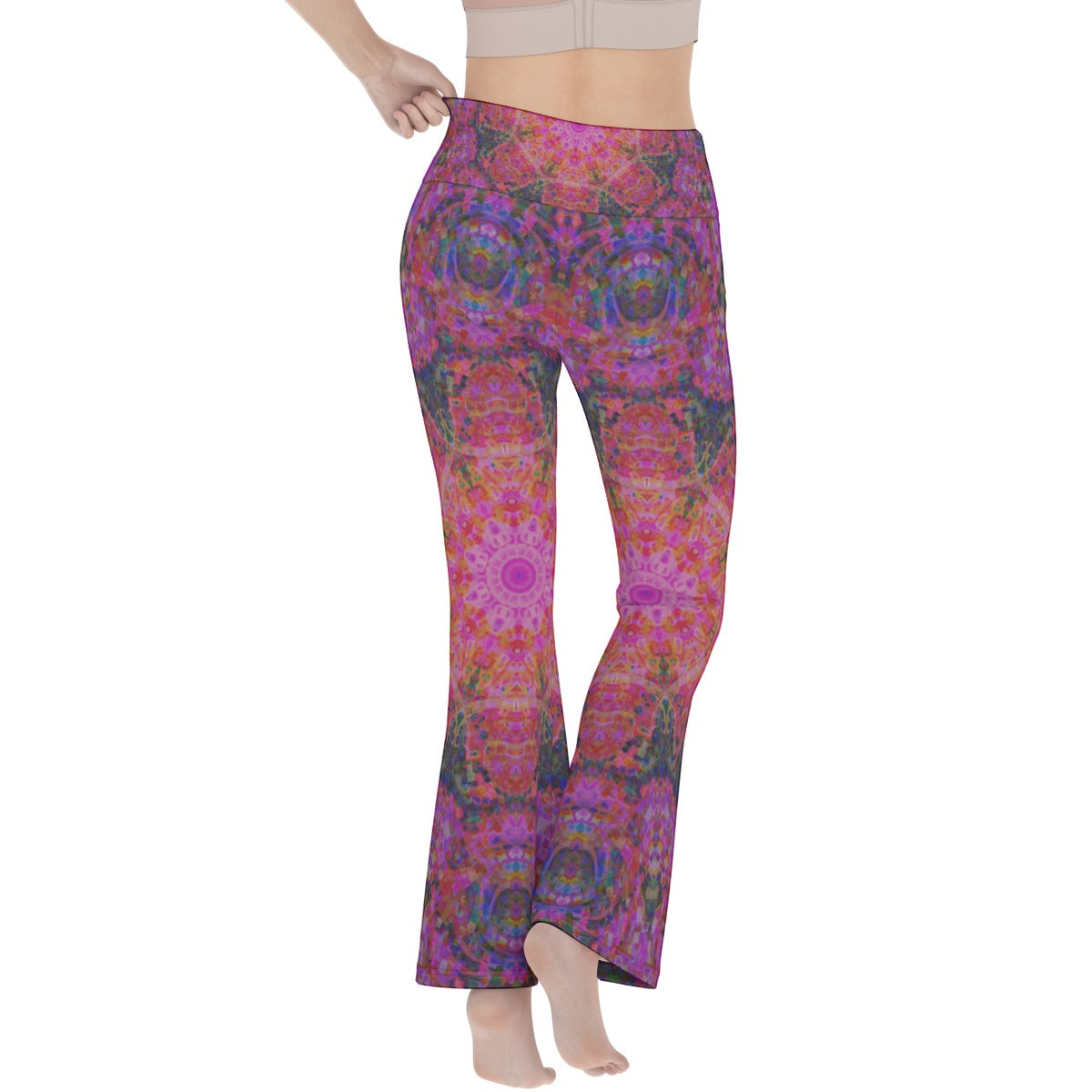 Travelling Waves Flare Yoga Pants