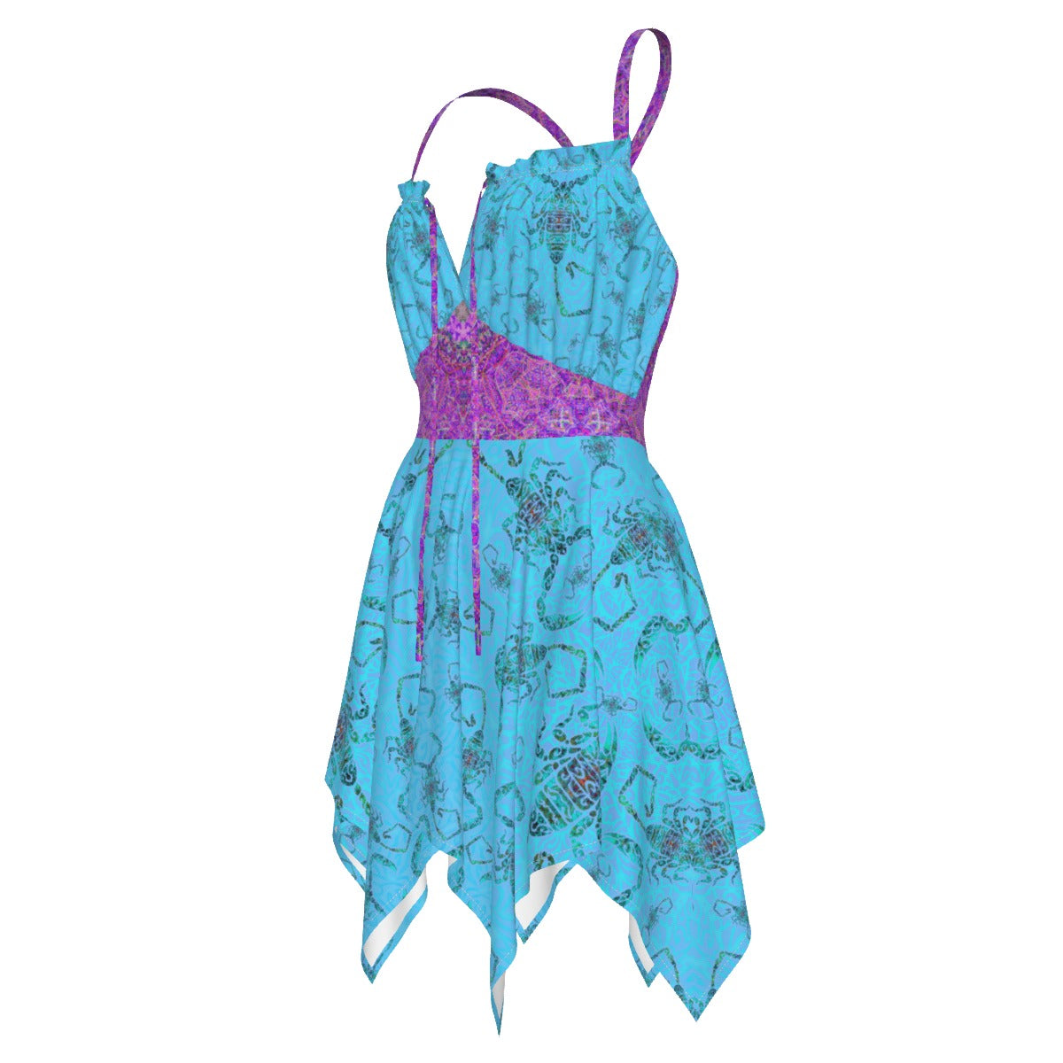 Purple Scorpion Fairy 6 point Dress