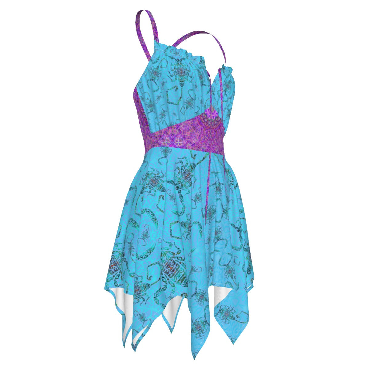 Purple Scorpion Fairy 6 point Dress