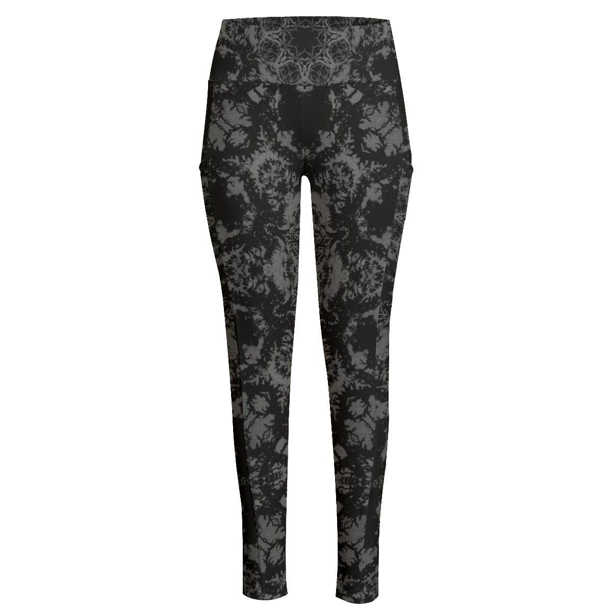 Dark Nile High Waist Leggings With Side Pockets