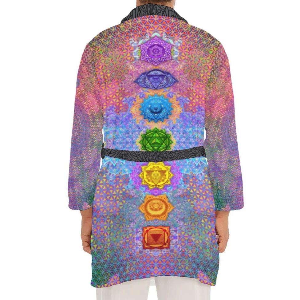 Chakra Awakening Plush Fleece Robe