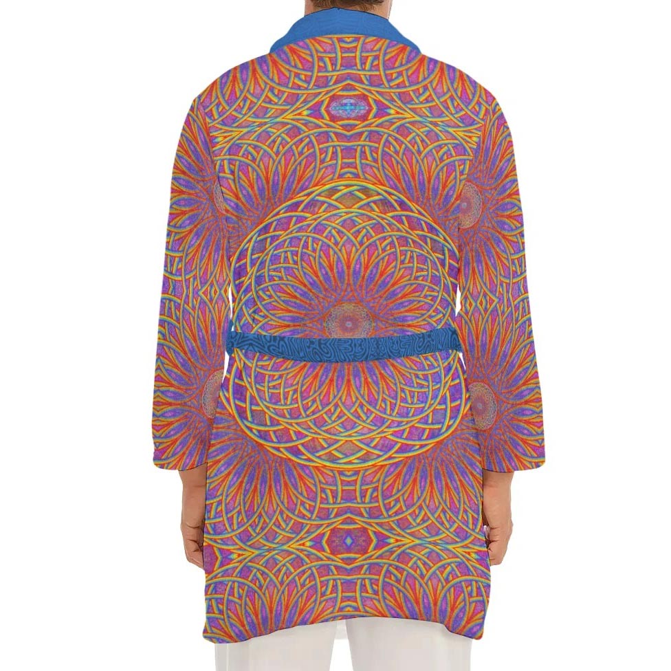 Rainbow Torus Plush Fleece Robe