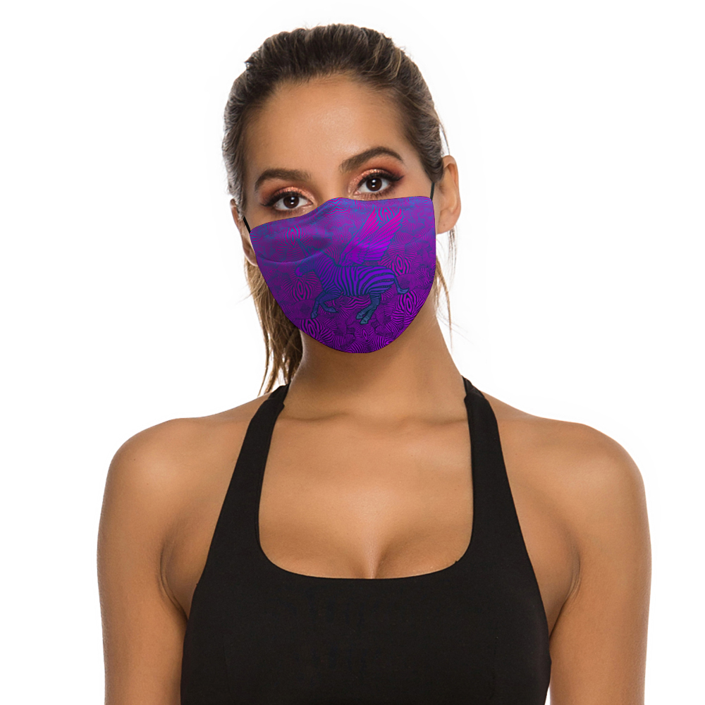 Unizebracorn Face Mask w/ 2 Filters