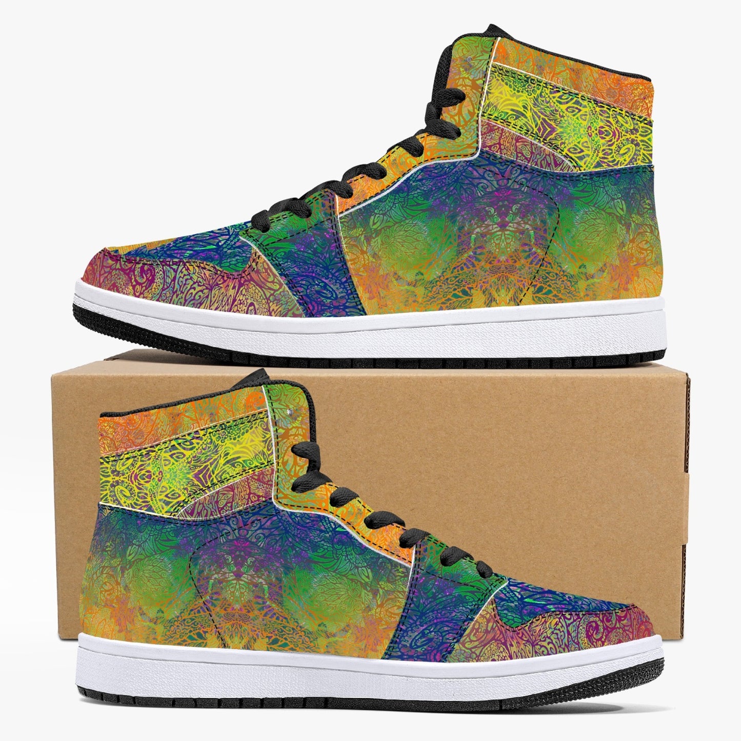 Steal Your Heart Tie-Die High-Top Sneakers