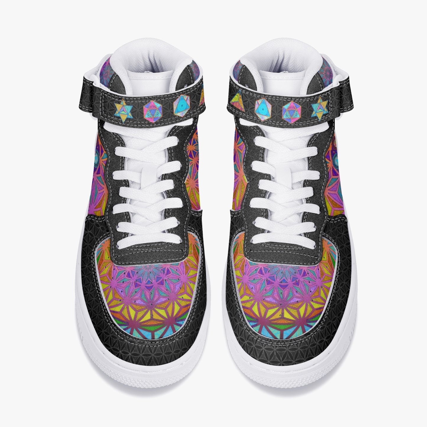 Metatron's Cube High-Top Sneakers