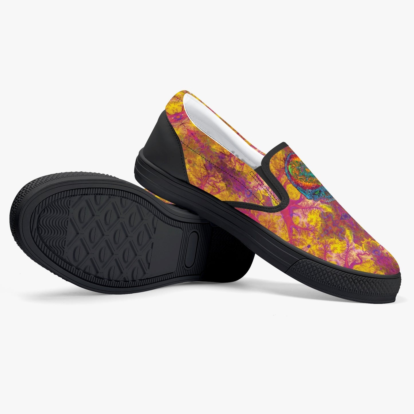 Stealie Sunflower Slip-On Shoes
