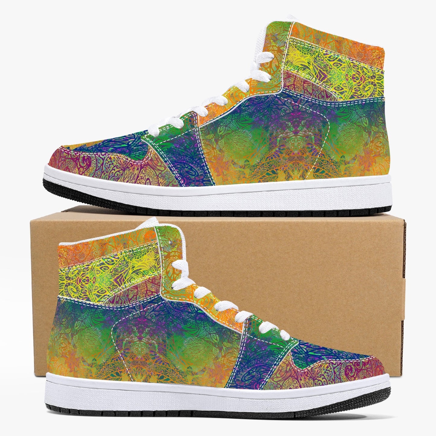 Steal Your Heart Tie-Die High-Top Sneakers