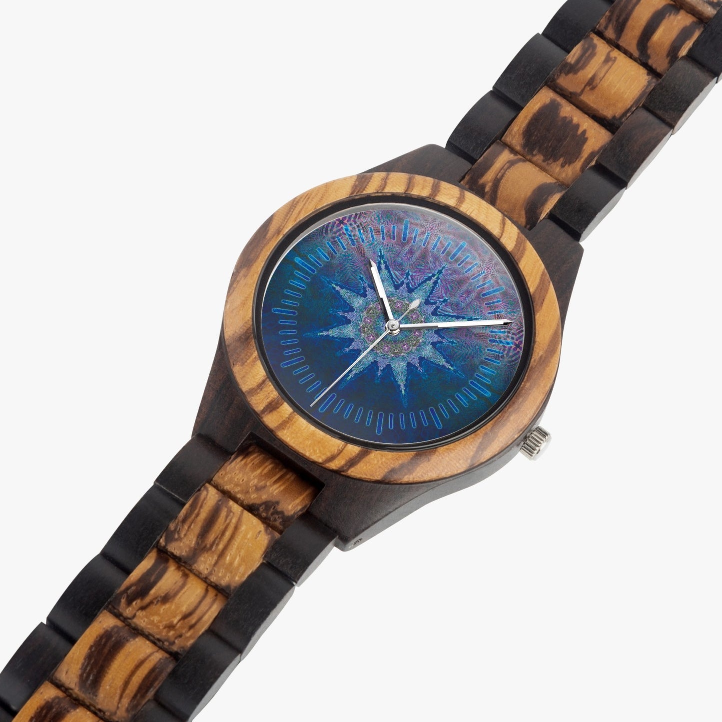 Atlas Mandala Wood Watch