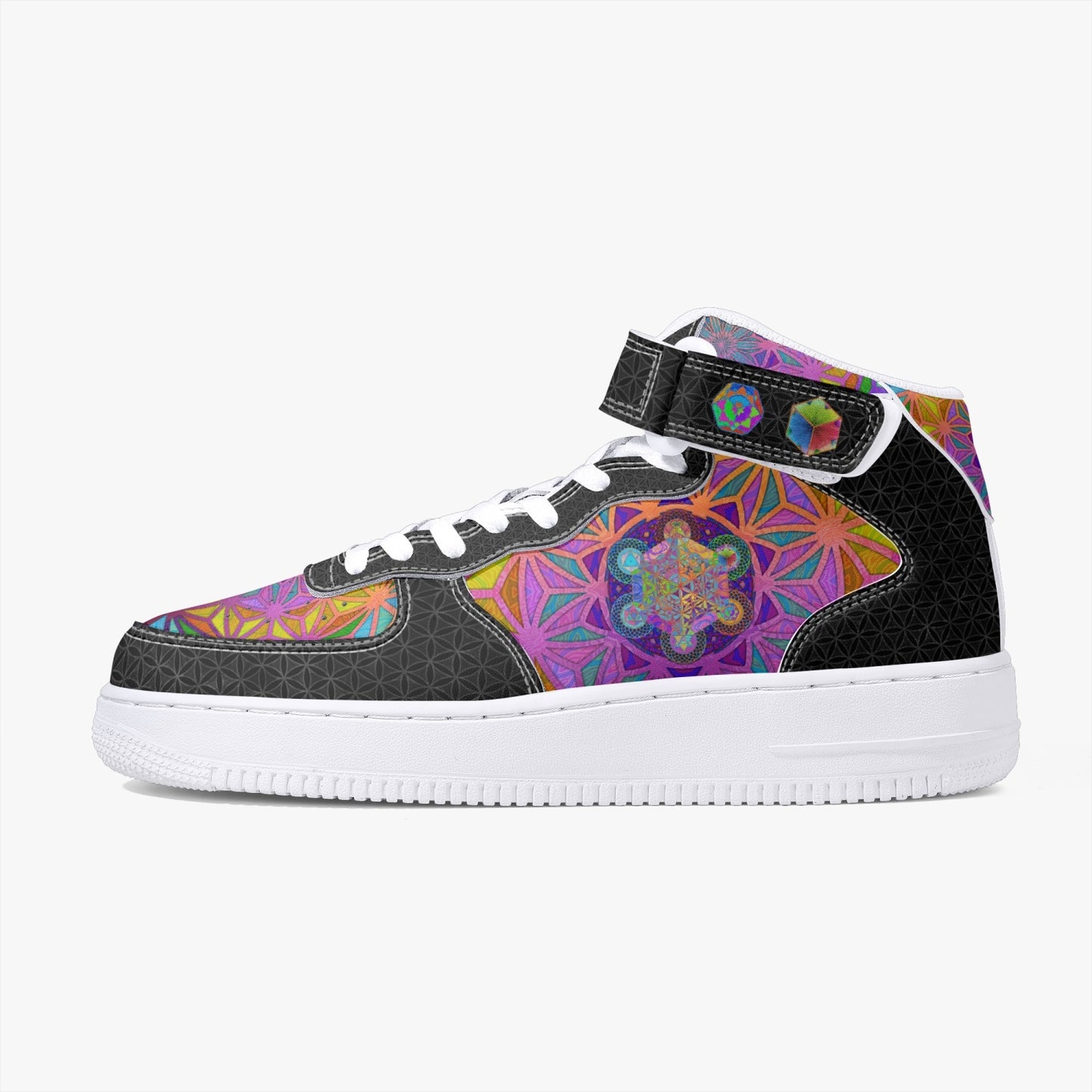 Metatron's Cube High-Top Sneakers