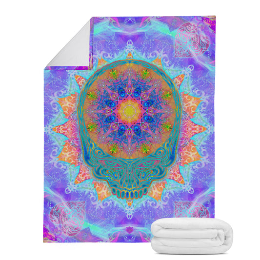 Sea Flower Stealie Micro Fleece Blanket