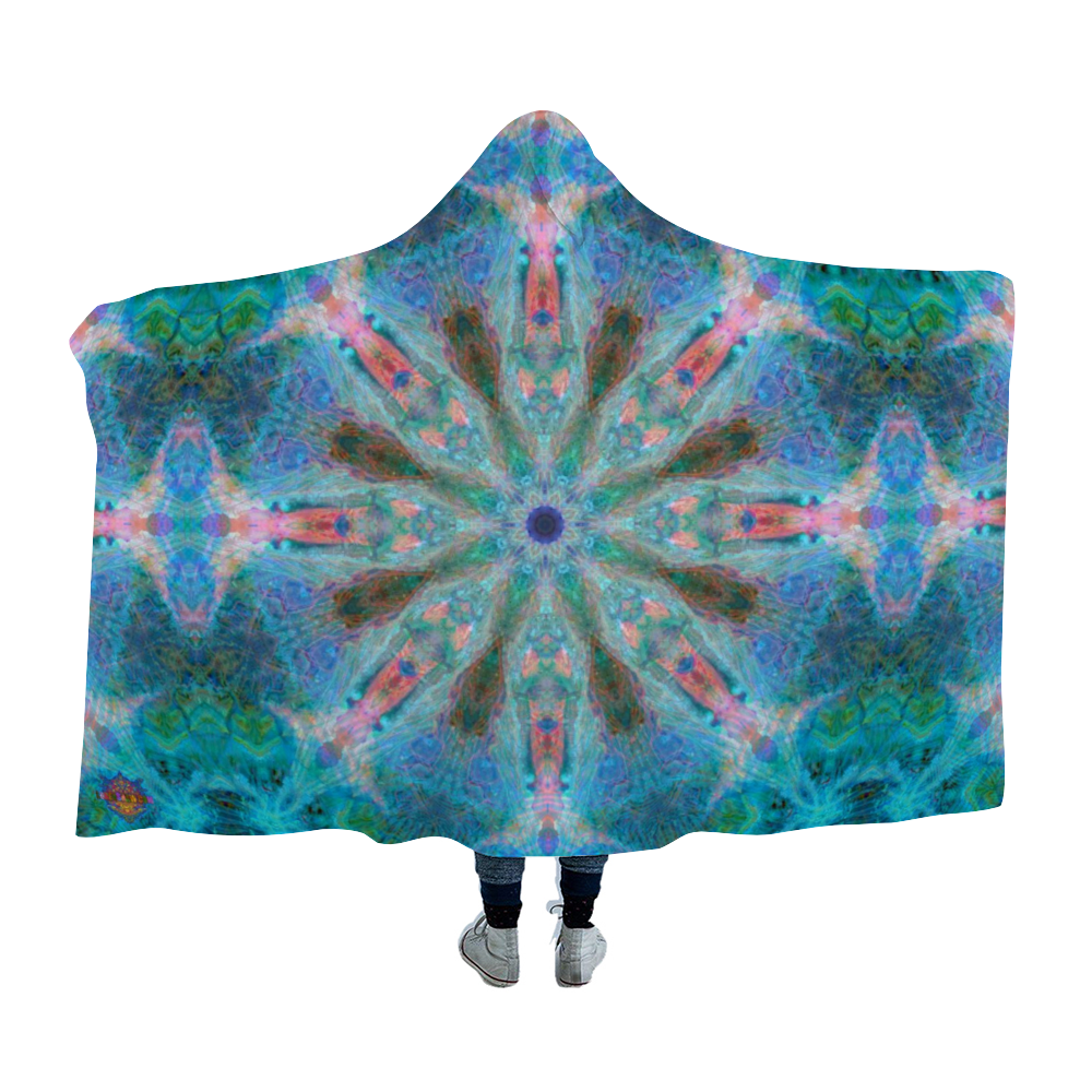Atlas Mandala Hooded Blanket