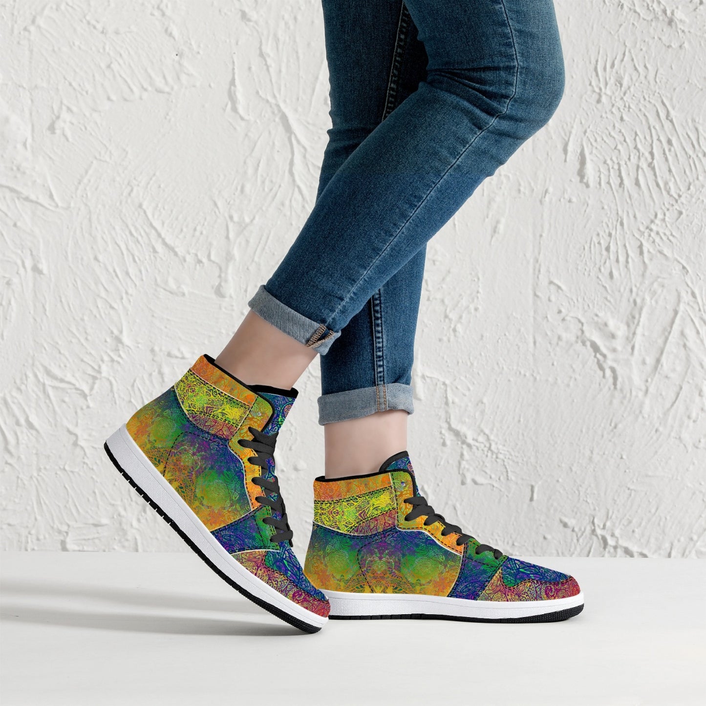 Steal Your Heart Tie-Die High-Top Sneakers