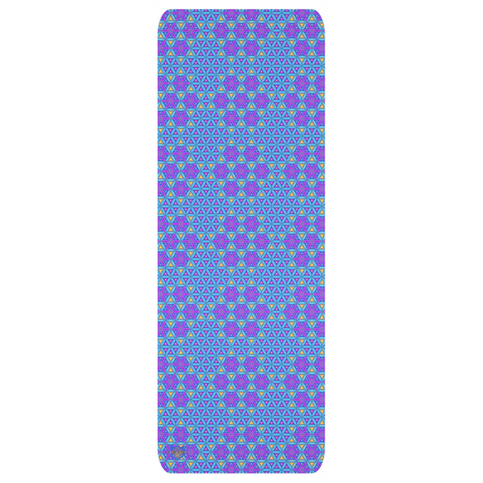 Flower of Life Natural Tree Rubber Yoga Mat
