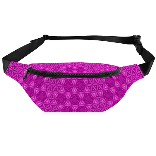 Pink Flower of Life Fanny Pack