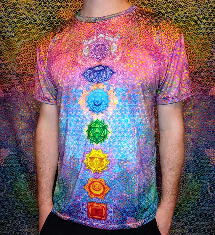 Rainbow Chakras T-shirt