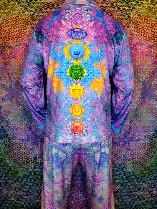 Chakra Awakening Velvet Lounge Suit