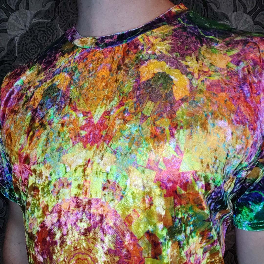 Bucharest Mandala Crushed Velvet T-Shirt