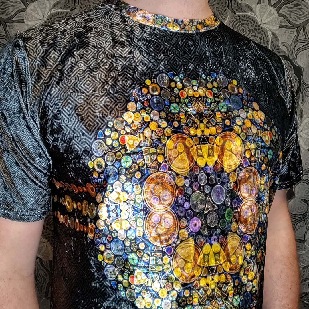 Diatom Crushed Velvet T-Shirt