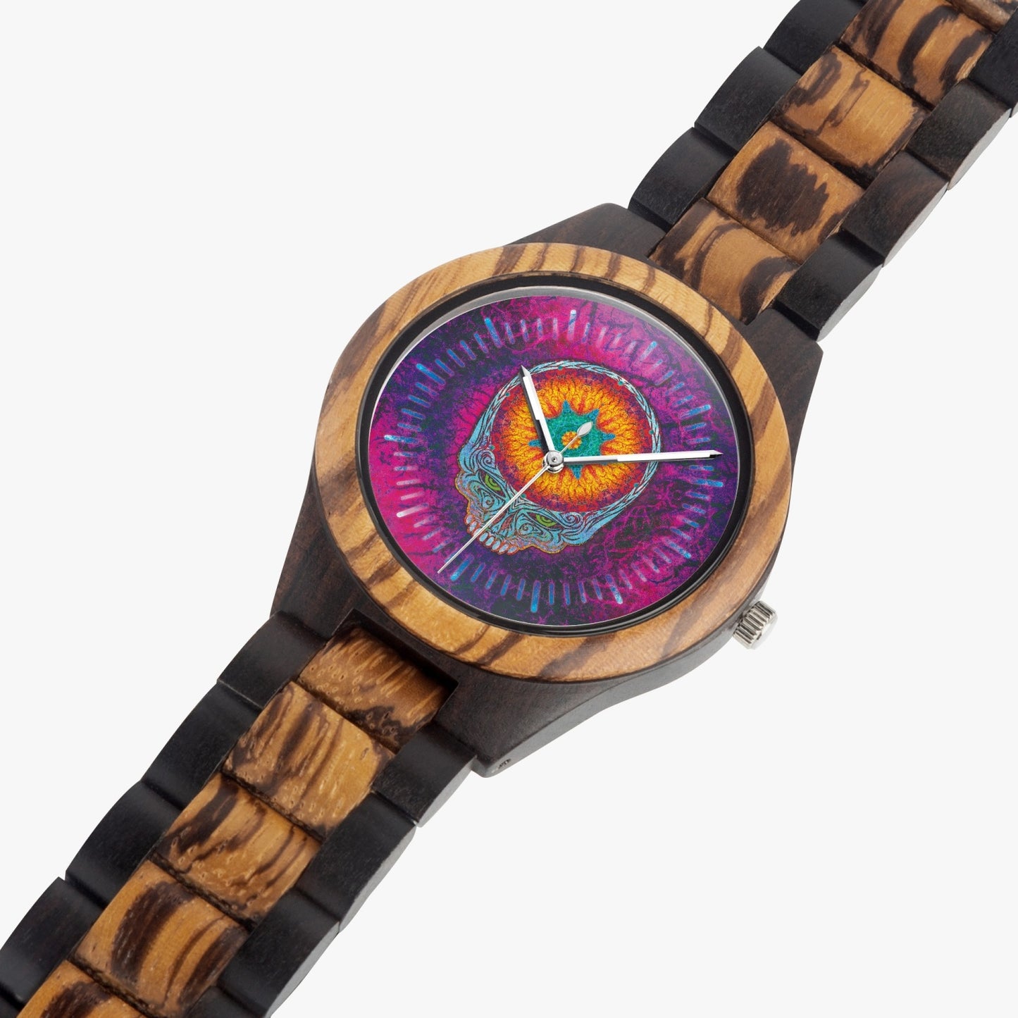 Stealie Starburst Wood Watch