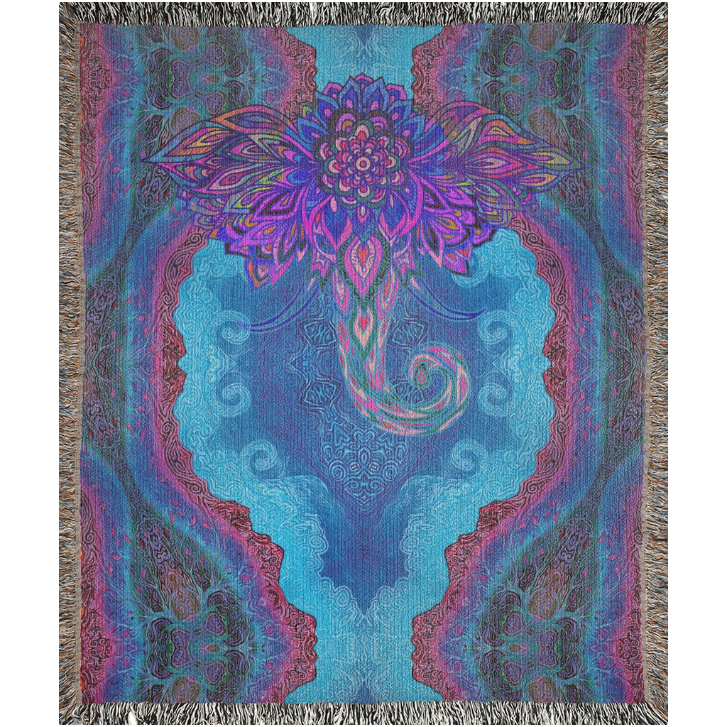 Elephant in the Sky Woven Blanket