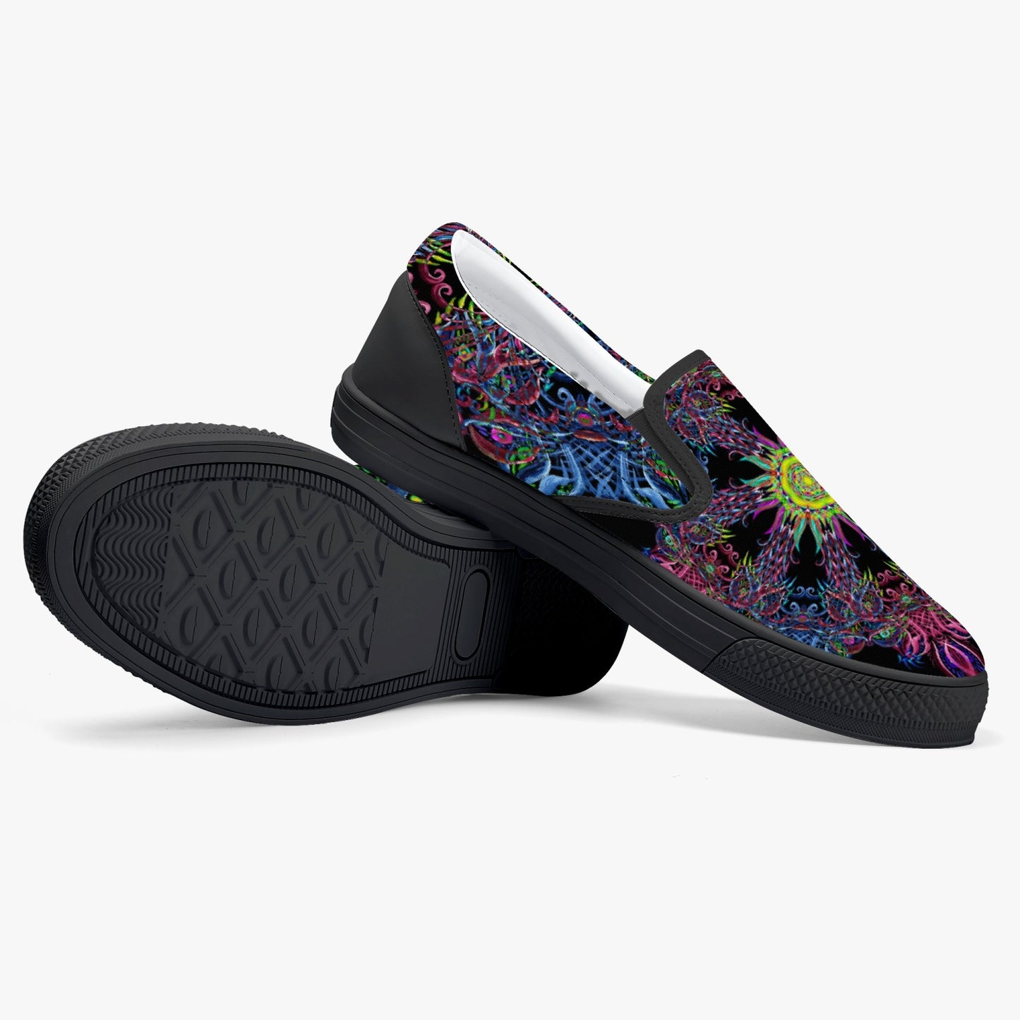 Black Phoenix Slip-On Shoes