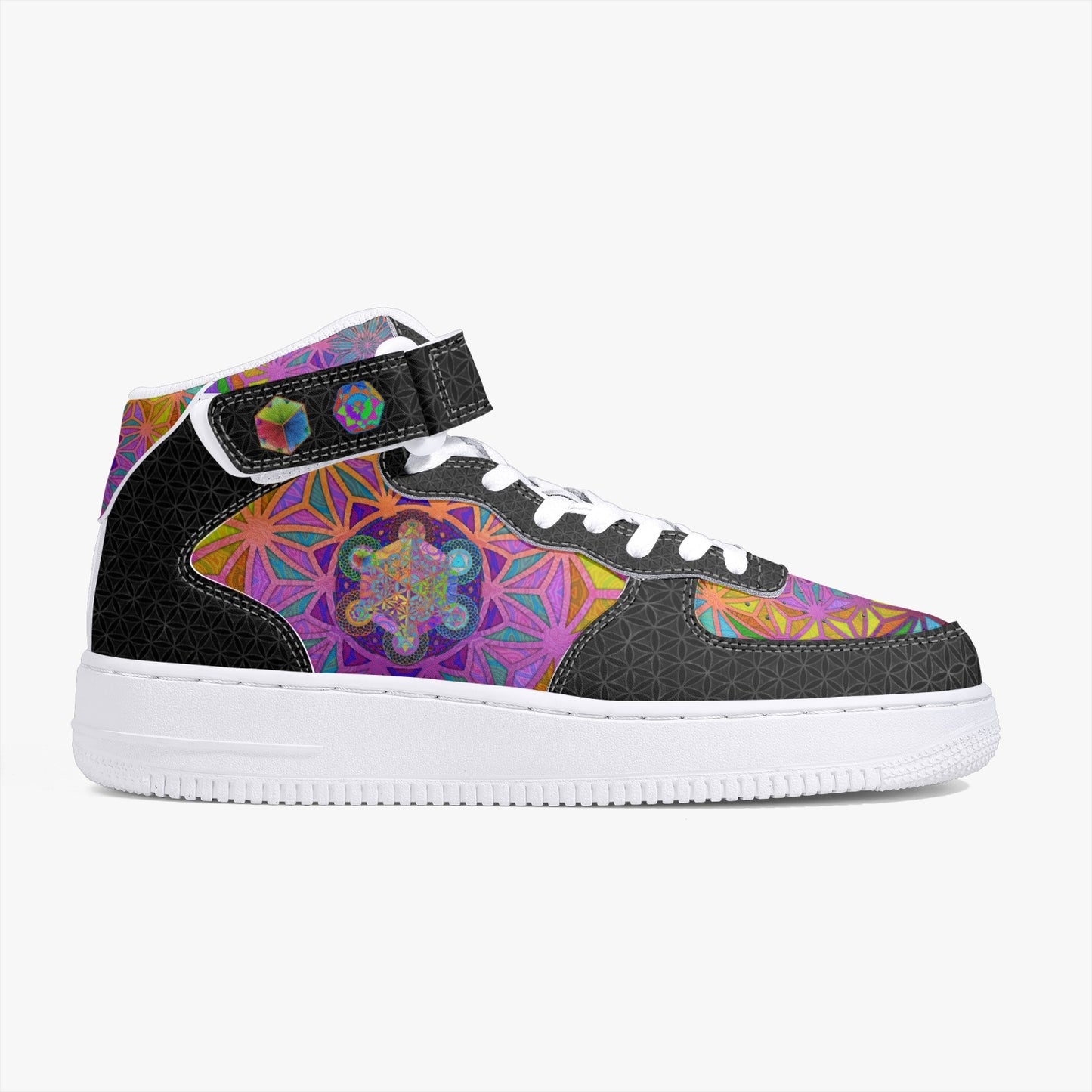 Metatron's Cube High-Top Sneakers