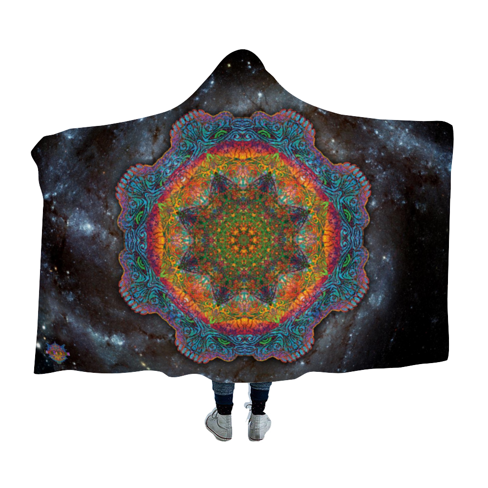 Stealie Mandala Hooded Blanket