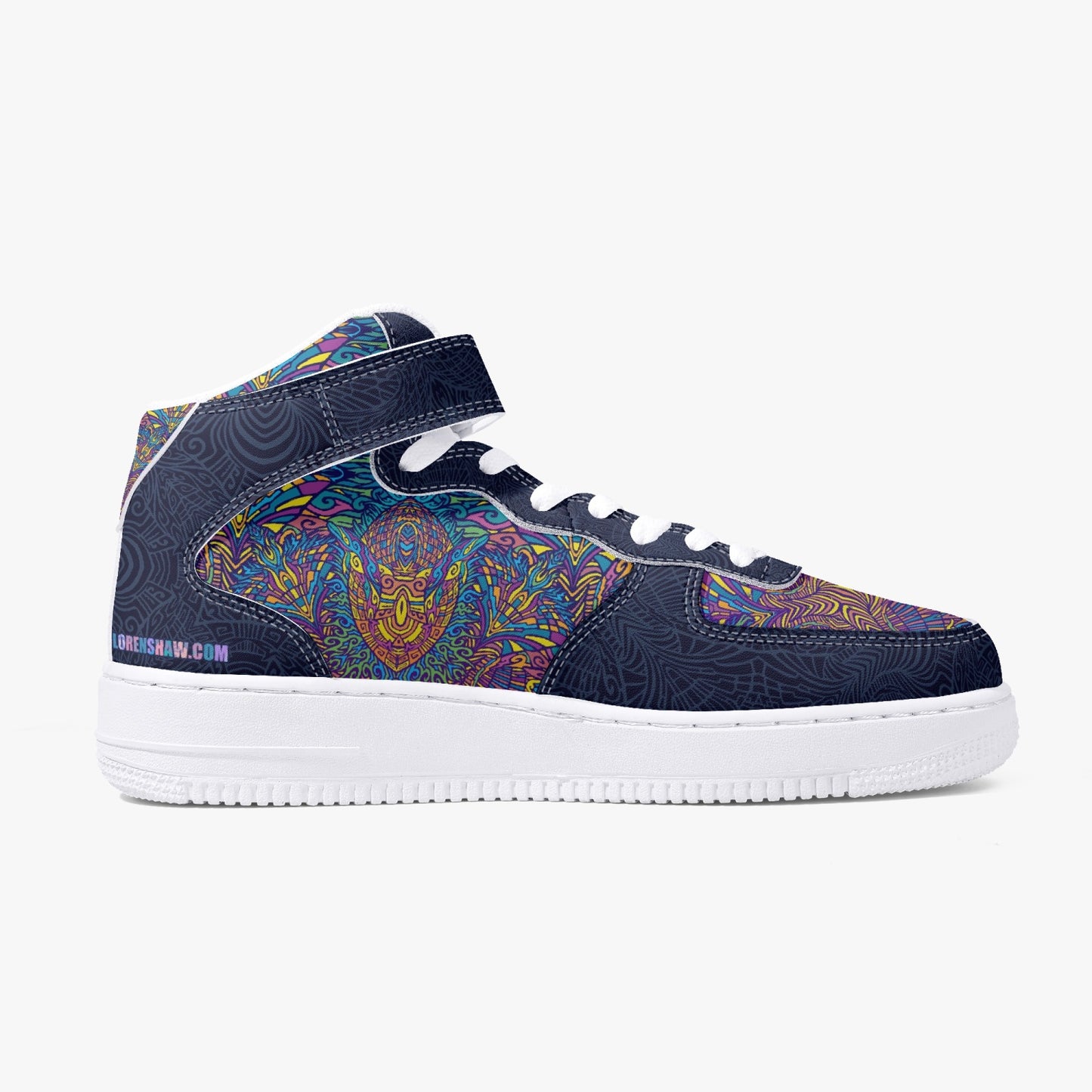 Dolphin Totem High-Top Sneakers