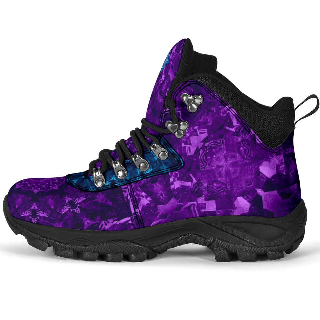 Purple Mandala Alpine Boots